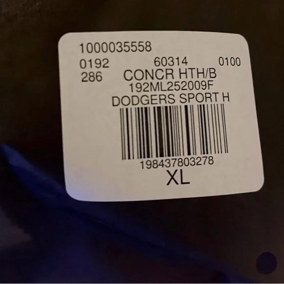 Fear of God Dodgers, size X-Large